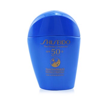 Shiseido Pelindung Sempurna SPF 50+ SynchroShield WetForce x HeatForce (Sangat Tahan Air) (The Perfect Protector SPF 50+ SynchroShield WetForce x HeatForce (Very Water-Resistant))