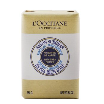 LOccitane Shea Butter Extra Rich Soap - Shea Milk (Untuk Kulit Sensitif) (Shea Butter Extra Rich Soap - Shea Milk (For Sensitive Skin))