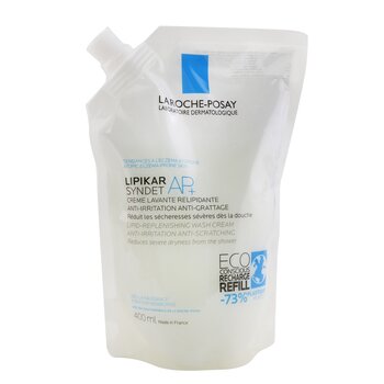 La Roche Posay Lipikar Syndet AP + Lipid Replenishing Cream Cuci Eco-Refill (Lipikar Syndet AP+ Lipid Replenishing Cream Wash Eco-Refill)