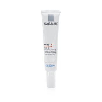 La Roche Posay Pure Vitamin C Kaya Anti-Kerut Mengencangkan Pelembab Pengisi (Pure Vitamin C Rich Anti-Wrinkle Firming Moisturising Filler)