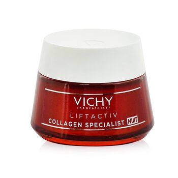 Vichy Krim Malam Spesialis Kolagen Liftactiv (Liftactiv Collagen Specialist Night Cream)