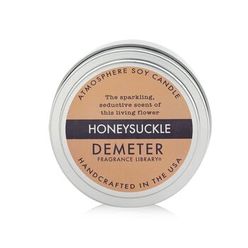 Demeter Lilin Kedelai Atmosfer - Honeysuckle (Atmosphere Soy Candle - Honeysuckle)