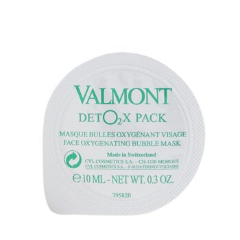 Valmont Paket Deto2x - Masker Gelembung Oksigenasi (Deto2x Pack - Oxygenating Bubble Mask)