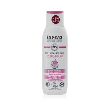 Lavera Body Lotion (Delicate) - Dengan Organic Wild Rose & Organic Shea Butter - Untuk Kulit Normal Hingga Kering (Body Lotion (Delicate) - With Organic Wild Rose & Organic Shea Butter - For Normal To Dry Skin)