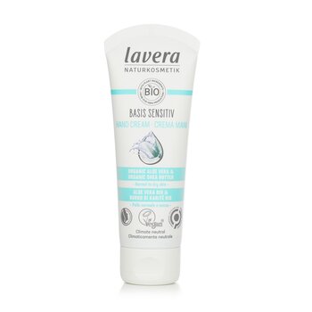 Dasar Sensitiv Hand Cream Dengan Aloe Vera Organik & Organic Shea Butter - Untuk Kulit Normal Hingga Kering