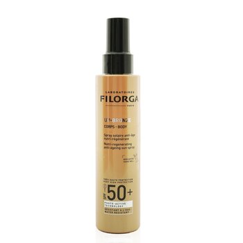 Filorga UV-Bronze Nutri-Regenerating Anti-Ageing Sun Spray Untuk Tubuh SPF50 (UV-Bronze Nutri-Regenerating Anti-Ageing Sun Spray For Body SPF50)