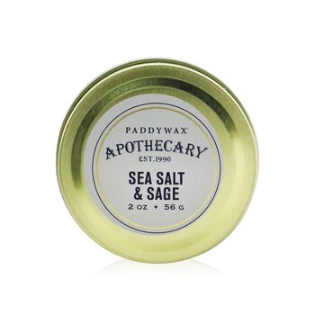 Paddywax Lilin Apoteker - Garam Laut & Sage (Apothecary Candle - Sea Salt & Sage)