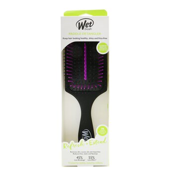 Wet Brush Sikat Rambut Dayung Yang Diinfuskan Arang (Charcoal Infused Paddle Hair Brush)