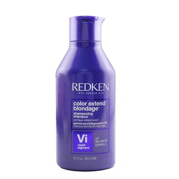 Redken Color Extend Blondage Violet Pigment Shampoo (Untuk Rambut Pirang) (Color Extend Blondage Violet Pigment Shampoo (For Blonde Hair))