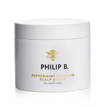 Philip B Peppermint Avocado Scalp Scrub - Semua Jenis Rambut (Peppermint Avocado Scalp Scrub - All Hair Types)