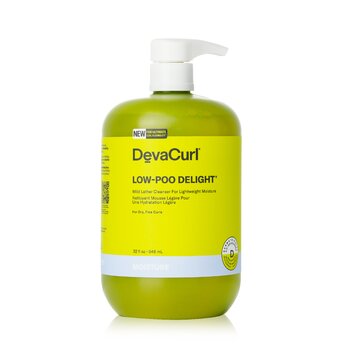 DevaCurl Low-Poo Delight Mild Lather Cleanser Untuk Kelembaban Ringan - Untuk Ikal Kering dan Halus (Low-Poo Delight Mild Lather Cleanser For Lightweight Moisture - For Dry, Fine Curls)