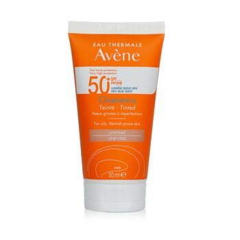Avene Warna Pembersihan Perlindungan Sangat Tinggi SPF50+ - Untuk Kulit Berminyak dan Rentan Noda (Very High Protection Cleanance Colour SPF50+ - For Oily, Blemish-Prone Skin)