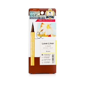 Love Liner Eyeliner Cair - # Coklat (Liquid Eyeliner - # Brown)