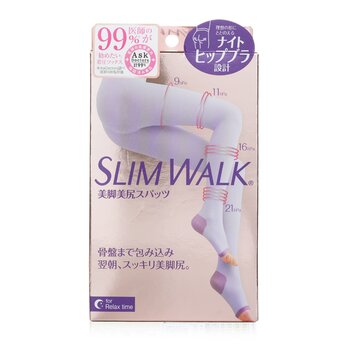 SlimWalk Spat Kompresi Tidur Spats Pantat Indah - # Lavender (Ukuran: M-L) (Beautiful Butt Spats Sleep Compression Spats - # Lavender (Size: M-L))