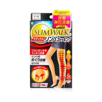 SlimWalk Pantyhose Limfatik Kompresi Medis - # Krem (Ukuran: S-M) (Medical Compression Lymphatic Pantyhose - # Beige (Size: S-M))