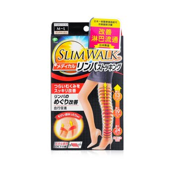 SlimWalk Pantyhose Limfatik Kompresi Medis - # Beige (Ukuran: M-L ) (Medical Compression Lymphatic Pantyhose - # Beige (Size: M-L ))