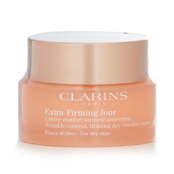 Clarins Extra Firming Jour Wrinkle Control, Firming Day Comfort Cream - Untuk Kulit Kering (Extra Firming Jour Wrinkle Control, Firming Day Comfort Cream - For Dry Skin)