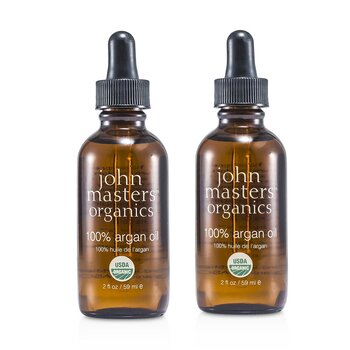 John Masters Organics 100% Argan Oil AO Duo Pack (100% Argan Oil AO Duo Pack)