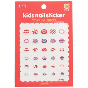 April Korea Stiker Kuku April Kids - # A023K (April Kids Nail Sticker - # A023K)