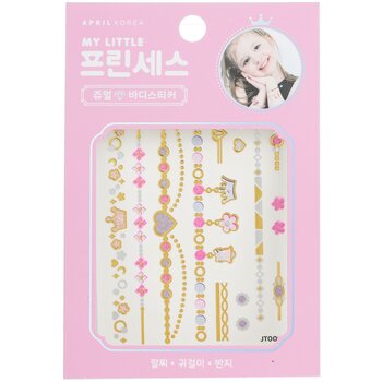 April Korea Stiker Tubuh Princess Jewel - # JT002K (Princess Jewel Body Sticker - # JT002K)