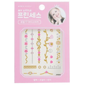 April Korea Stiker Tubuh Princess Jewel - # JT004K (Princess Jewel Body Sticker - # JT004K)