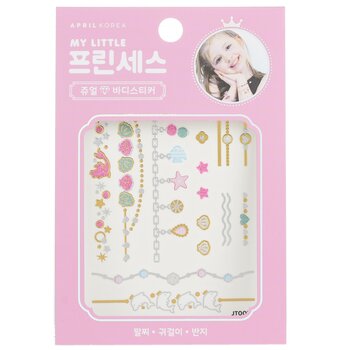 April Korea Stiker Tubuh Princess Jewel - # JT005K (Princess Jewel Body Sticker - # JT005K)