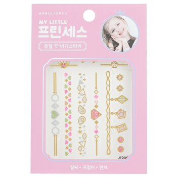 April Korea Stiker Tubuh Princess Jewel - # JT006K (Princess Jewel Body Sticker - # JT006K)