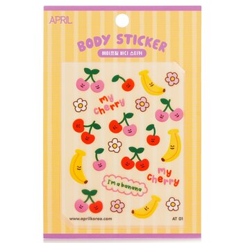 Stiker Tubuh April - # AT 01 (April Body Sticker - # AT 01)