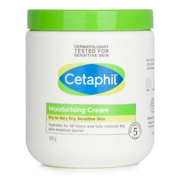 Cetaphil Moisturising Cream 48H - Untuk Kulit Kering hingga Sangat Kering dan Sensitif (Unboxed) (Moisturising Cream 48H - For Dry to Very Dry, Sensitive Skin (Unboxed))