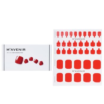 Mavenir Stiker Kuku - # Pedi Sangria Merah (Nail Sticker (Red) - # Red Sangria Pedi)