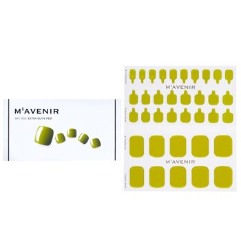Mavenir Stiker Kuku - # Extra Olive Pedi (Nail Sticker (Green) - # Extra Olive Pedi)