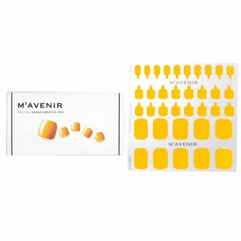 Mavenir Stiker Kuku - # Mango Smoothie Pedi (Nail Sticker (Yellow) - # Mango Smoothie Pedi)