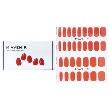 Mavenir Stiker Kuku - # Kuku Koktail Merah (Nail Sticker (Red) - # Red Cocktail Nail)