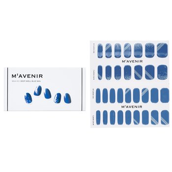 Mavenir Stiker Kuku - # Kuku Biru Deep Shell (Nail Sticker (Blue) - # Deep Shell Blue Nail)