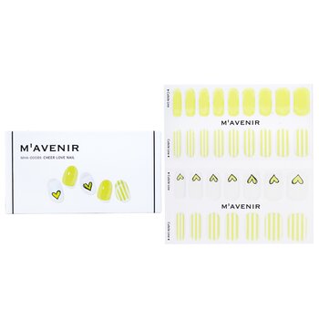 Mavenir Stiker Kuku - # Cheer Love Nail (Nail Sticker (Yellow) - # Cheer Love Nail)