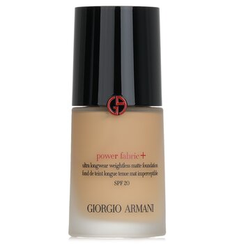 Giorgio Armani Kain Daya+ Yayasan Matte Tanpa Bobot Ultra Longwear SPF 20 - # 6 (Power Fabric+ Ultra Longwear Weightless Matte Foundation SPF 20 - # 6)