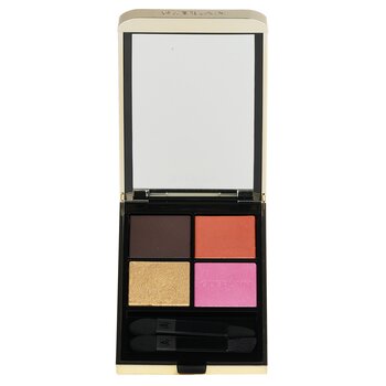 Guerlain Warna Ombres G Eyeshadow Quad 4 (Multi Effect, High Color, Long Wear) - # 555 Metal Betterfly (Ombres G Eyeshadow Quad 4 Colours (Multi Effect, High Color, Long Wear) - # 555 Metal Betterfly)