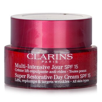 Clarins Krim Siang Super Restoratif Jour Multi Intensive SPF 15 (Multi Intensive Jour Super Restorative Day Cream SPF 15)