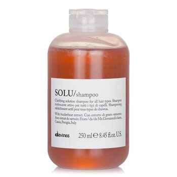 Davines Solu Klarifikasi Solusi Shampo (Solu Clarifying Solution Shampoo)