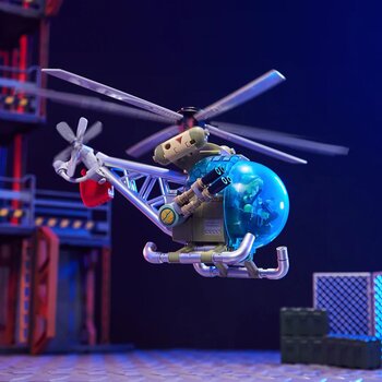 Pantasy Helikopter Metal Slug Seri 3 (Metal Slug 3 Series Helicopter Building Bricks Set)