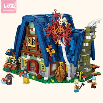 Loz Blok Mini LOZ - Rumah Elf (LOZ Mini Blocks - Elf House Building Bricks Set)