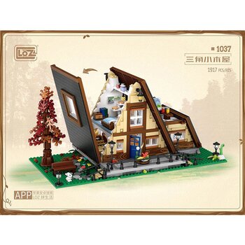 Loz LOZ Mini Blocks - Kabin Segitiga (LOZ Mini Blocks - Triangle Cabin Building Bricks Set)