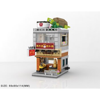 Loz LOZ Mini Blocks - Toko Teh Herbal (LOZ Mini Blocks - Herbal Tea Shop Building Bricks Set)