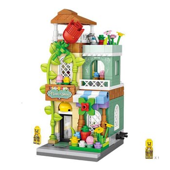 Loz LOZ Mini Blocks - Toko Bunga (LOZ Mini Blocks - Flower Shop Building Bricks Set)