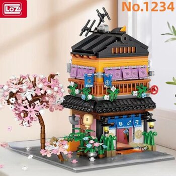 Loz LOZ Ideas Mini Block - Rumah Mie (LOZ Ideas Mini Block - Noodle House Building Bricks Set)