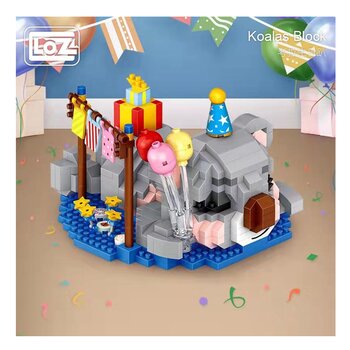 Loz LOZ Mini Blocks - Ulang Tahun Koala (LOZ Mini Blocks - Birthday Koala Building Bricks Set)