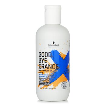 Schwarzkopf Selamat tinggal Orange Shampoo (Untuk Rambut pirang coklat ke gelap sedang) (Goodbye Orange Shampoo (For Medium brown to dark blonde Hair))