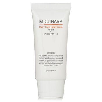 MIGUHARA Perawatan Harian Sun Cream Asal SPF 50+ (Daily Care Sun Cream Origin SPF 50+)