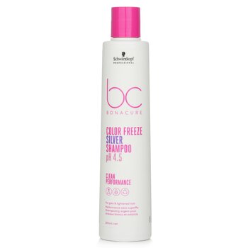 BC Bonacure pH 4.5 Color Freeze Silver Shampoo (Untuk Rambut Beruban & Mencerahkan) (BC Bonacure pH 4.5 Color Freeze Silver Shampoo (For Grey & Lightened Hair))