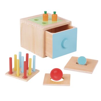 Tooky Toy Co Kotak Pendidikan 4 In 1 (4 In 1 Educational Box)